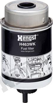 Hengst Filter H463WK - Degvielas filtrs autodraugiem.lv