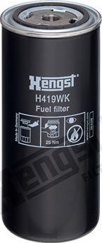 Hengst Filter H419WK - Degvielas filtrs autodraugiem.lv