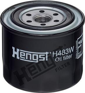 Hengst Filter H483W - Eļļas filtrs autodraugiem.lv