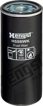 Hengst Filter H558WK - Degvielas filtrs autodraugiem.lv