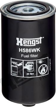 Hengst Filter H586WK - Degvielas filtrs autodraugiem.lv