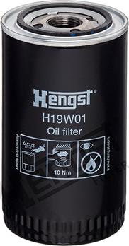 Hengst Filter H19W01 - Eļļas filtrs autodraugiem.lv