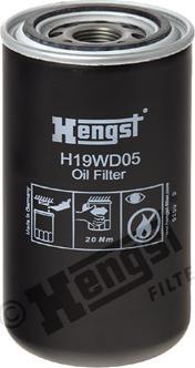 Hengst Filter H19WD05 - Hidrofiltrs, Automātiskā pārnesumkārba autodraugiem.lv