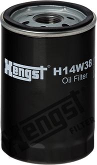 Hengst Filter H14W38 - Eļļas filtrs autodraugiem.lv