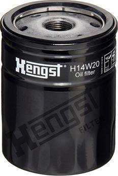 Hengst Filter H14W20 - Eļļas filtrs autodraugiem.lv