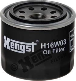 Hengst Filter H16W03 - Eļļas filtrs autodraugiem.lv