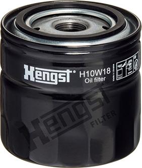 Hengst Filter H10W18 - Eļļas filtrs autodraugiem.lv