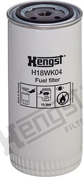 Hengst Filter H18WK04 - Degvielas filtrs autodraugiem.lv
