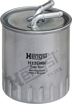 Hengst Filter H136WK - Degvielas filtrs autodraugiem.lv