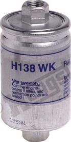 Hengst Filter H138WK - Degvielas filtrs autodraugiem.lv