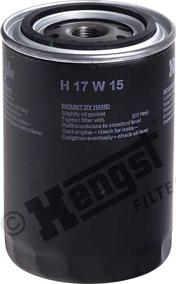 Hengst Filter H17W15 - Eļļas filtrs autodraugiem.lv