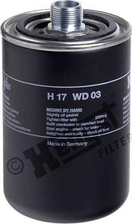 Hengst Filter H17WD03 - Hidrofiltrs, Automātiskā pārnesumkārba autodraugiem.lv