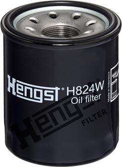 Hengst Filter H824W - Eļļas filtrs autodraugiem.lv