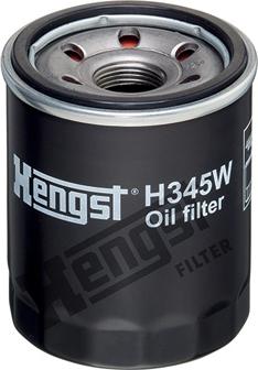 Hengst Filter H345W - Eļļas filtrs autodraugiem.lv