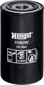 Hengst Filter H360W - Filtrs, Hidropacēlāja sistēma autodraugiem.lv