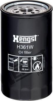 Hengst Filter H361W - Eļļas filtrs autodraugiem.lv