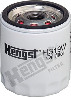 Hengst Filter H319W - Eļļas filtrs autodraugiem.lv