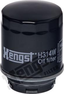 Hengst Filter H314W - Eļļas filtrs autodraugiem.lv