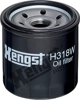 Hengst Filter H318W - Eļļas filtrs autodraugiem.lv