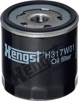 Hengst Filter H317W01 - Eļļas filtrs autodraugiem.lv