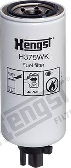 Hengst Filter H375WK - Degvielas filtrs autodraugiem.lv
