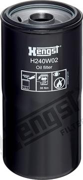 Hengst Filter H240W02 - Eļļas filtrs autodraugiem.lv