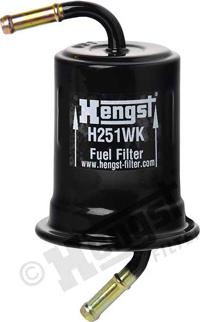 Hengst Filter H251WK - Degvielas filtrs autodraugiem.lv