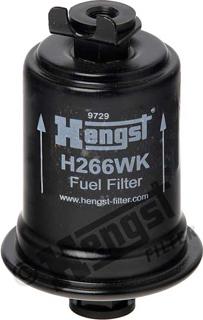 Hengst Filter H266WK - Degvielas filtrs autodraugiem.lv