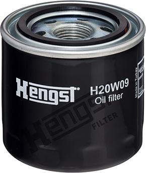 Hengst Filter H20W09 - Eļļas filtrs autodraugiem.lv