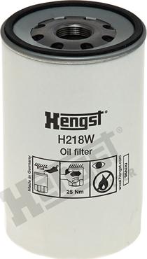 Hengst Filter H218W - Eļļas filtrs autodraugiem.lv