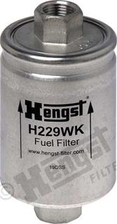 Hengst Filter H229WK - Degvielas filtrs autodraugiem.lv