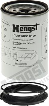 Hengst Filter H7091WK30 D199 - Degvielas filtrs autodraugiem.lv
