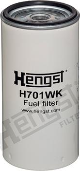 Hengst Filter H701WK - Degvielas filtrs autodraugiem.lv