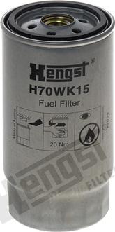 Hengst Filter H70WK15 - Degvielas filtrs autodraugiem.lv