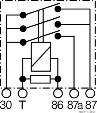 Herth+Buss Elparts 75614616 - Relejs, Degvielas sūknis autodraugiem.lv