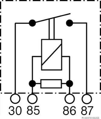 Herth+Buss Elparts 75614152 - Relejs, Darba strāva autodraugiem.lv
