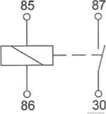 Herth+Buss Elparts 75614382 - Relejs, Darba strāva autodraugiem.lv