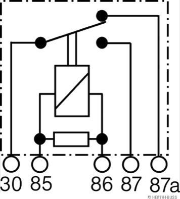 Herth+Buss Elparts 75613197 - Relejs, Darba strāva autodraugiem.lv