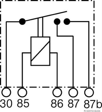 Herth+Buss Elparts 75613117 - Relejs, Darba strāva autodraugiem.lv