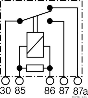 Herth+Buss Elparts 75613222 - Relejs, Darba strāva autodraugiem.lv