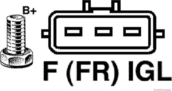 Herth+Buss Jakoparts J5114028 - Ģenerators autodraugiem.lv