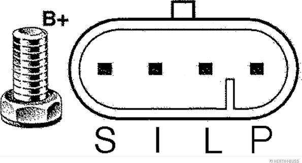 Herth+Buss Jakoparts J5110409 - Ģenerators autodraugiem.lv