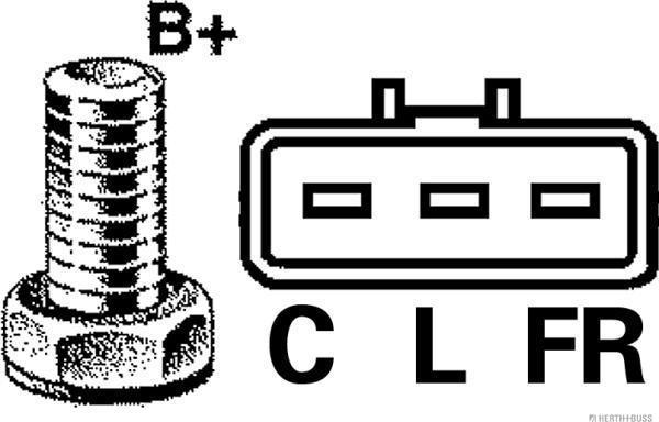 Herth+Buss Jakoparts J5110561 - Ģenerators autodraugiem.lv