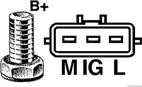 Herth+Buss Jakoparts J5112133 - Ģenerators autodraugiem.lv