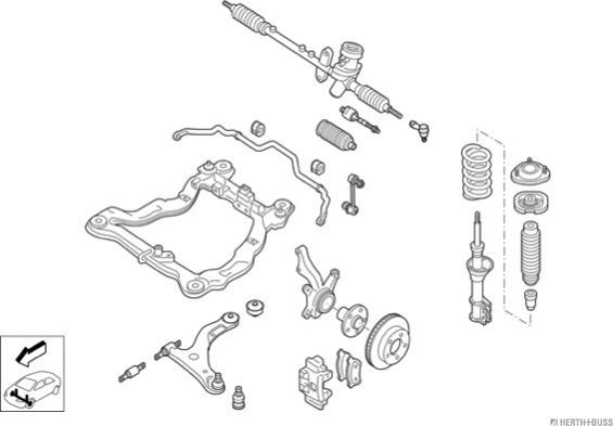Herth+Buss Jakoparts N02022-VA - Stūres vadība autodraugiem.lv