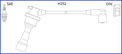 Hitachi 134480 - Augstsprieguma vadu komplekts autodraugiem.lv