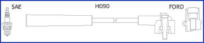 Hitachi 134659 - Augstsprieguma vadu komplekts autodraugiem.lv