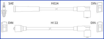 Hitachi 134347 - Augstsprieguma vadu komplekts autodraugiem.lv