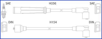 Hitachi 134366 - Augstsprieguma vadu komplekts autodraugiem.lv