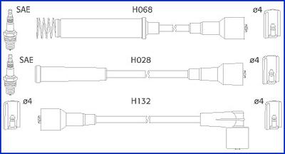 Hitachi 134217 - Augstsprieguma vadu komplekts autodraugiem.lv